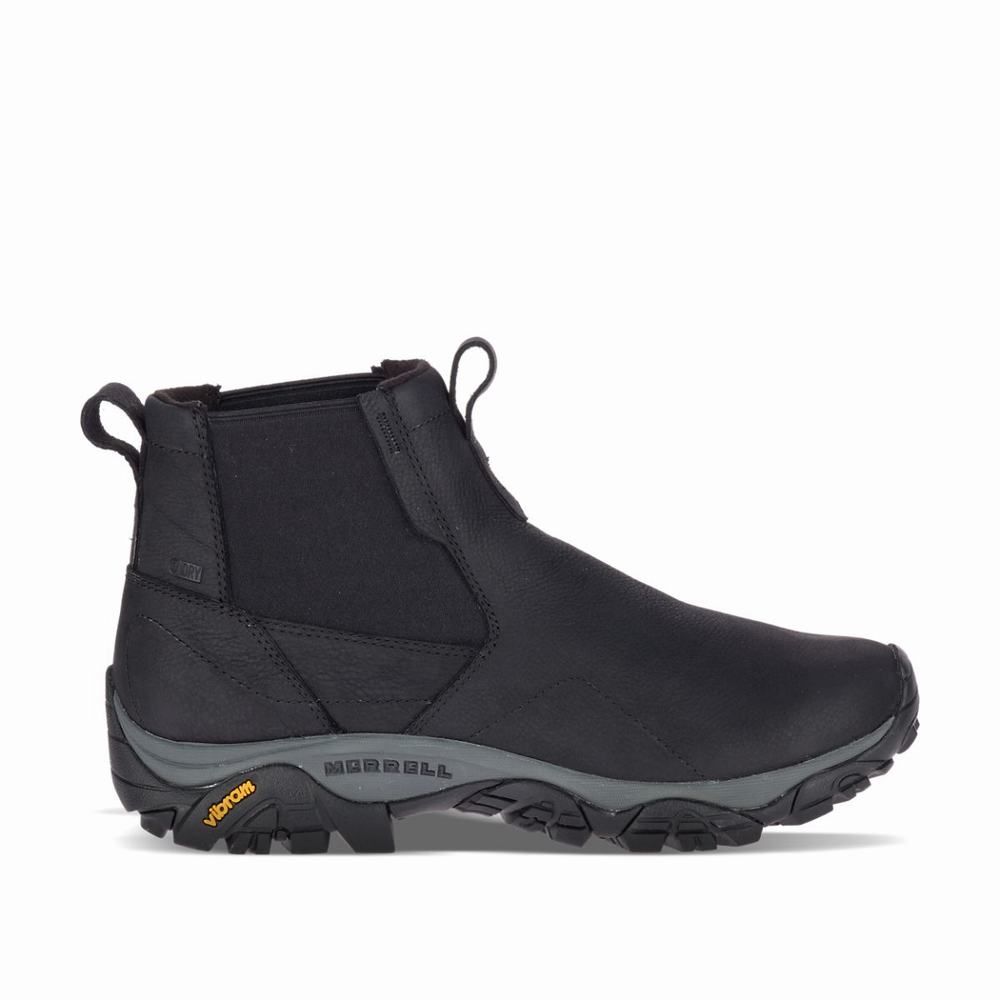 Merrell Moab Adventure Chelsea Waterproof Kängor Herr Svarta (SE764081)